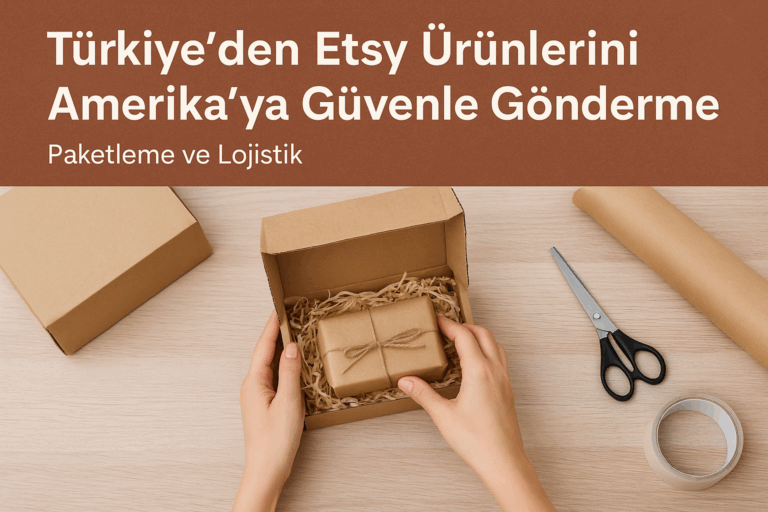 Türkiye'den Etsy Ürünlerini Amerika'ya Güvenle Gönderme: Paketleme ve Lojistik
