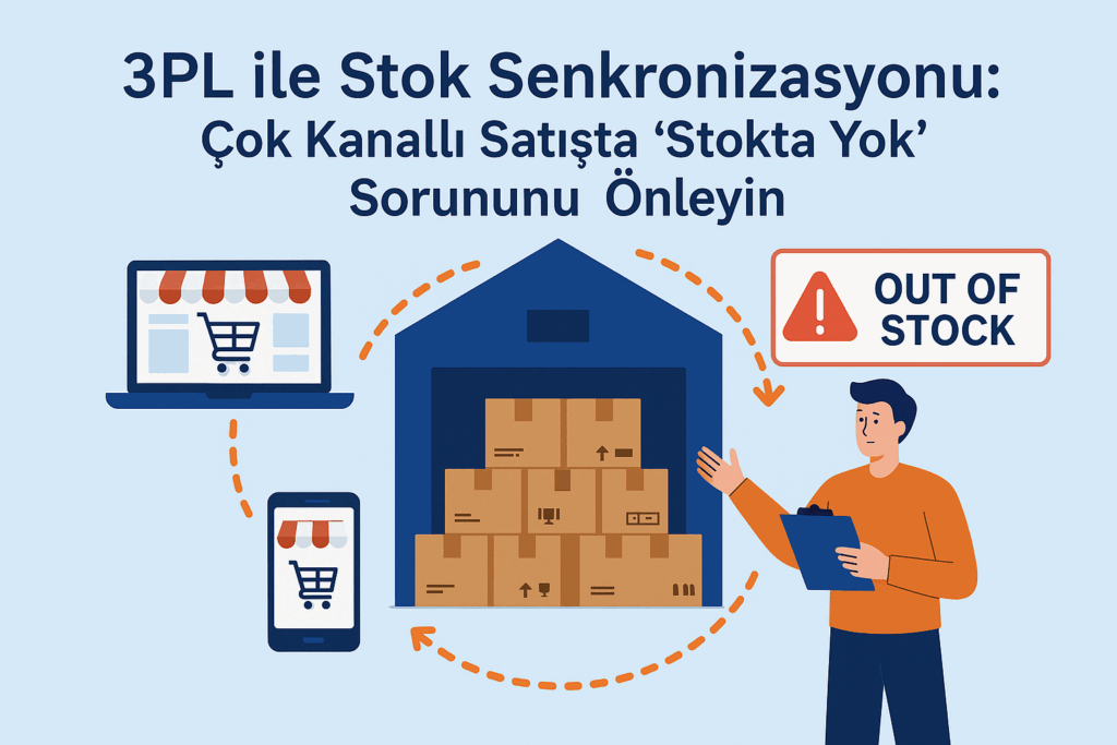 3PL ile Stok Senkronizasyonu: Çok Kanallı Satışta "Stokta Yok" Sorununu Önleyin