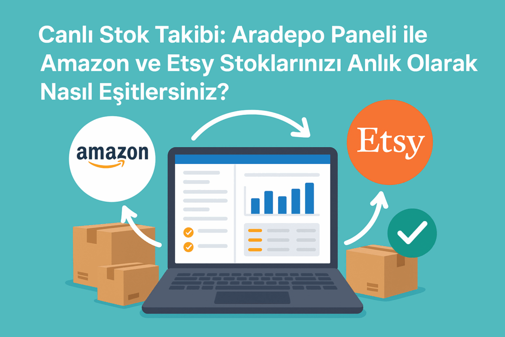 Canlı Stok Takibi: Aradepo Paneli ile Amazon ve Etsy Stoklarınızı Anlık Olarak Nasıl Eşitlersiniz?