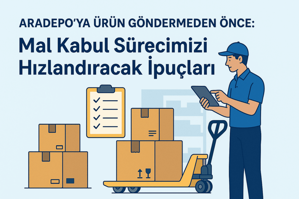 Aradepo'ya Ürün Göndermeden Önce: Mal Kabul Sürecimizi Hızlandıracak İpuçları