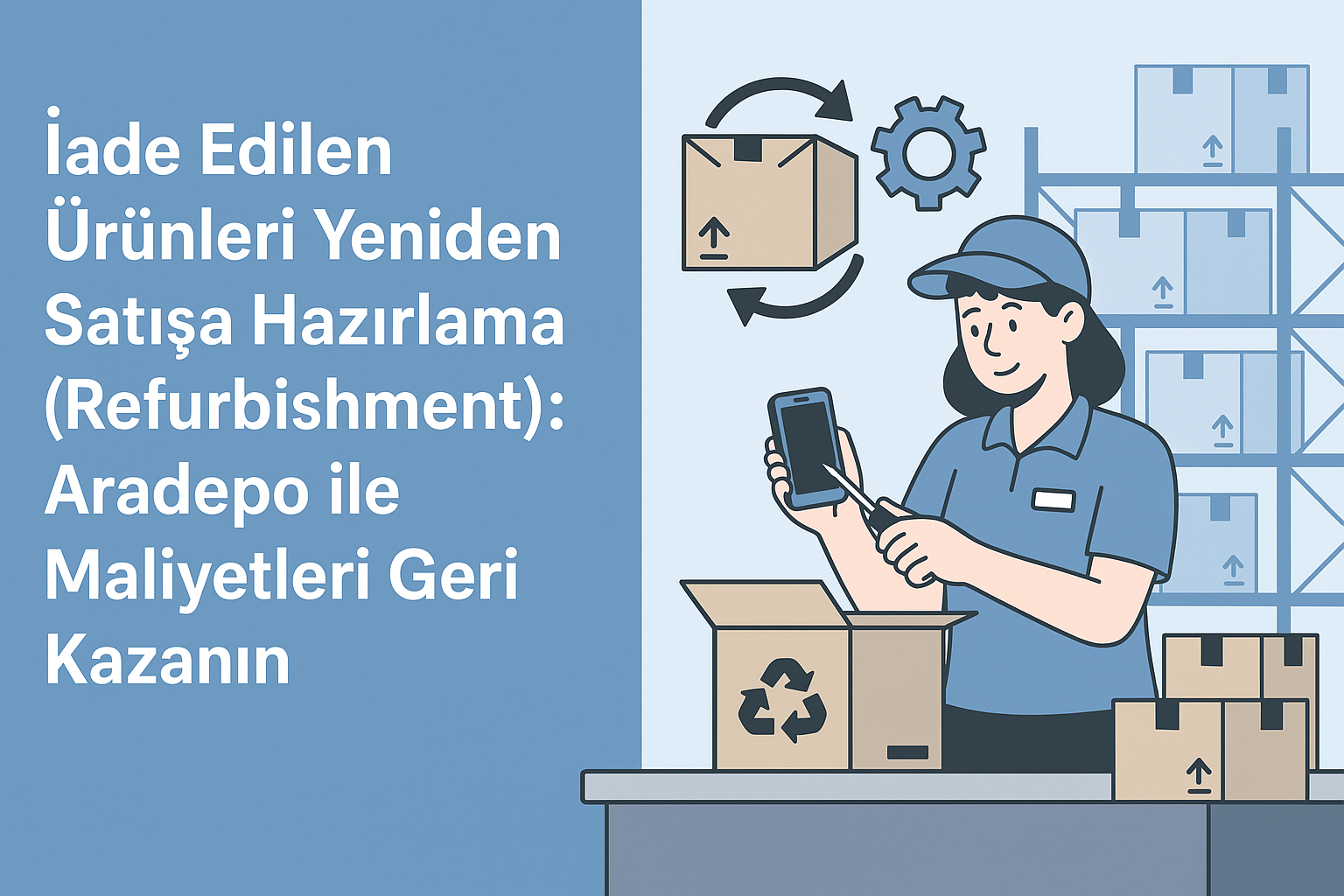 İade Edilen Ürünleri Yeniden Satışa Hazırlama (Refurbishment): Aradepo ile Maliyetleri Geri Kazanın