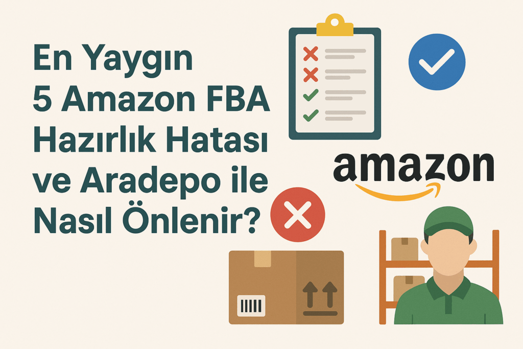 En Yaygın 5 Amazon FBA Hazırlık Hatası ve Aradepo ile Nasıl Önlenir?