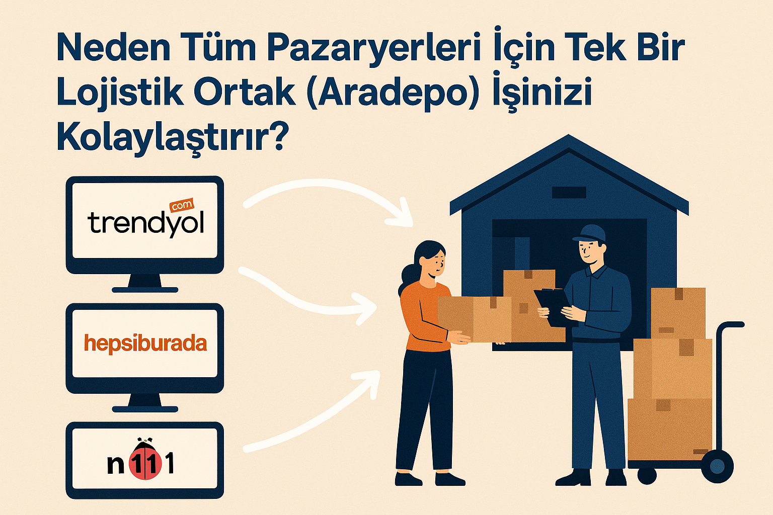 Pazaryerlerinde Lojistik Karmaşasına Son: Tek Bir Ortakla İşinizi Nasıl Kolaylaştırırsınız?