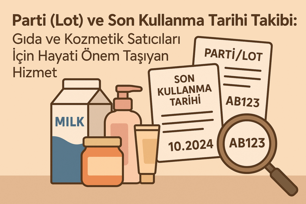 Parti (Lot) ve Son Kullanma Tarihi Takibi: Gıda ve Kozmetik Satıcıları İçin Hayati Önem Taşıyan Hizmet