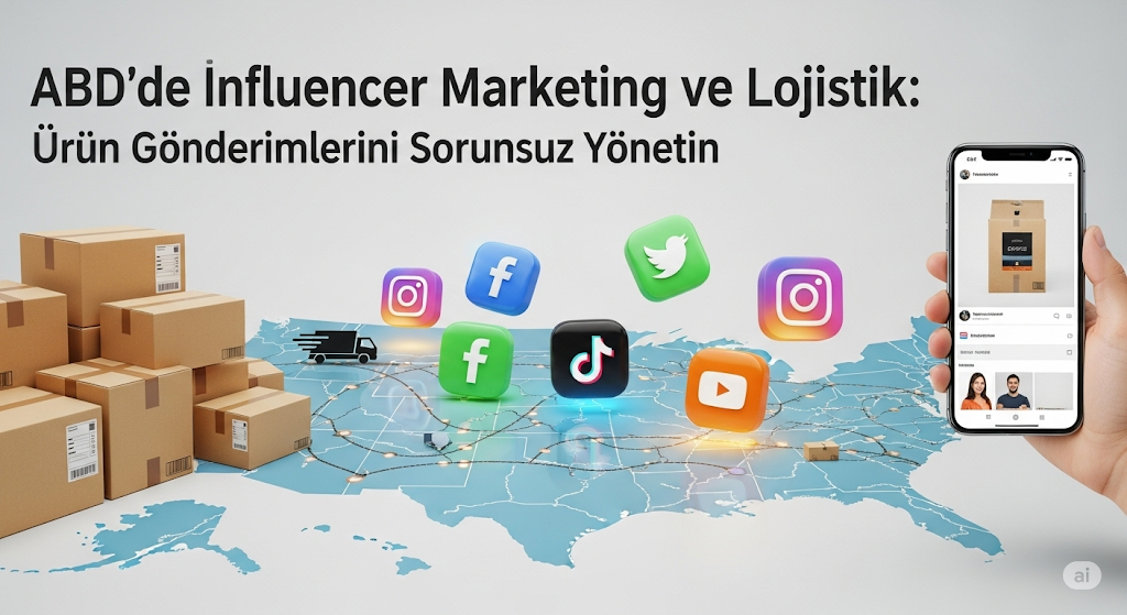 ABD'de Influencer Marketing ve Lojistik: Ürün Gönderimlerini Sorunsuz Yönetin
