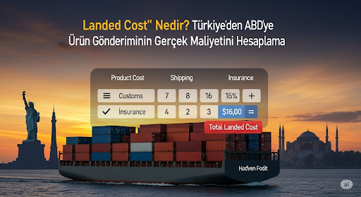Türkiye'den ABD'ye E-Ticaret Yapmak: Landed Cost'u (Toplam İthalat Maliyeti) Anlamak ve Kârlılığınızı Maksimuma Çıkarmak
