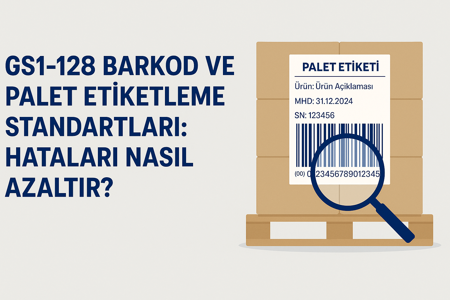 GS1-128 Barkod ve Palet Etiketleme Standartları: Hataları Nasıl Azaltır?