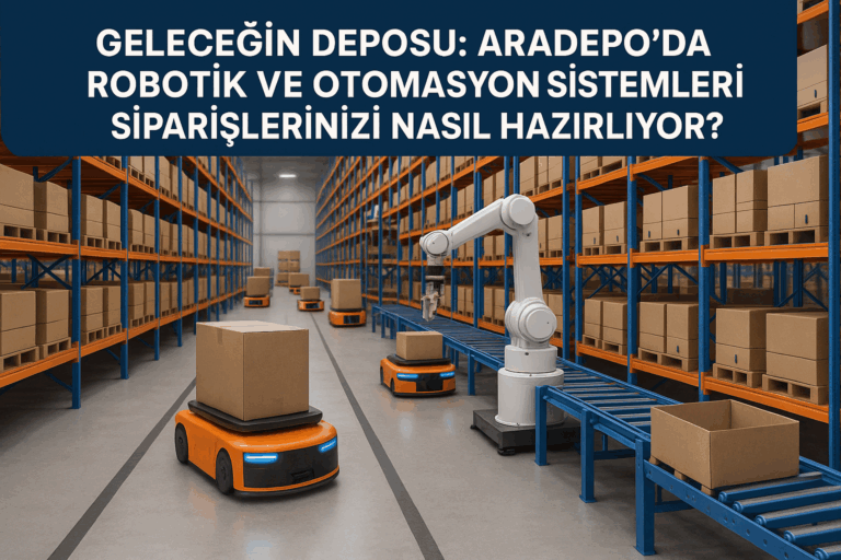Geleceğin Deposu: Aradepo'da Robotik ve Otomasyon Sistemleri Siparişlerinizi Nasıl Hazırlıyor?